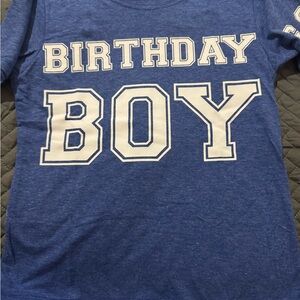 Blue Birthday Boy Kids T-Shirt